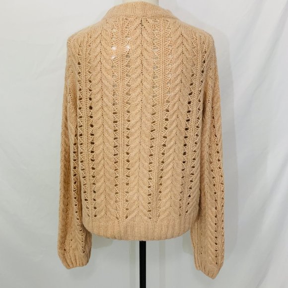 NWT POINT SUR J Crew Pointelle Knit Cardigan - Picture 10 of 13